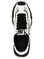 Dolce & Gabbana Bicolor Polyamide Athletic Sneakers