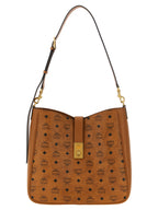 MCM Brown Polyethylene Shoulder Bag