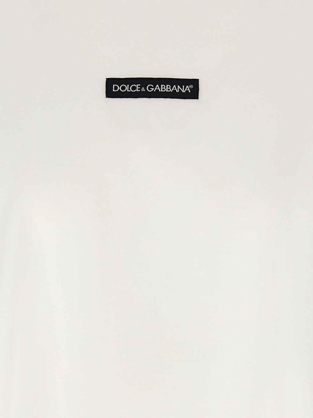 Dolce & Gabbana White Cotton T-Shirt