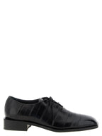Giuseppe Zanotti Black Leather Oxfords And Derbies