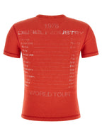Diesel Red Cotton T-Shirt
