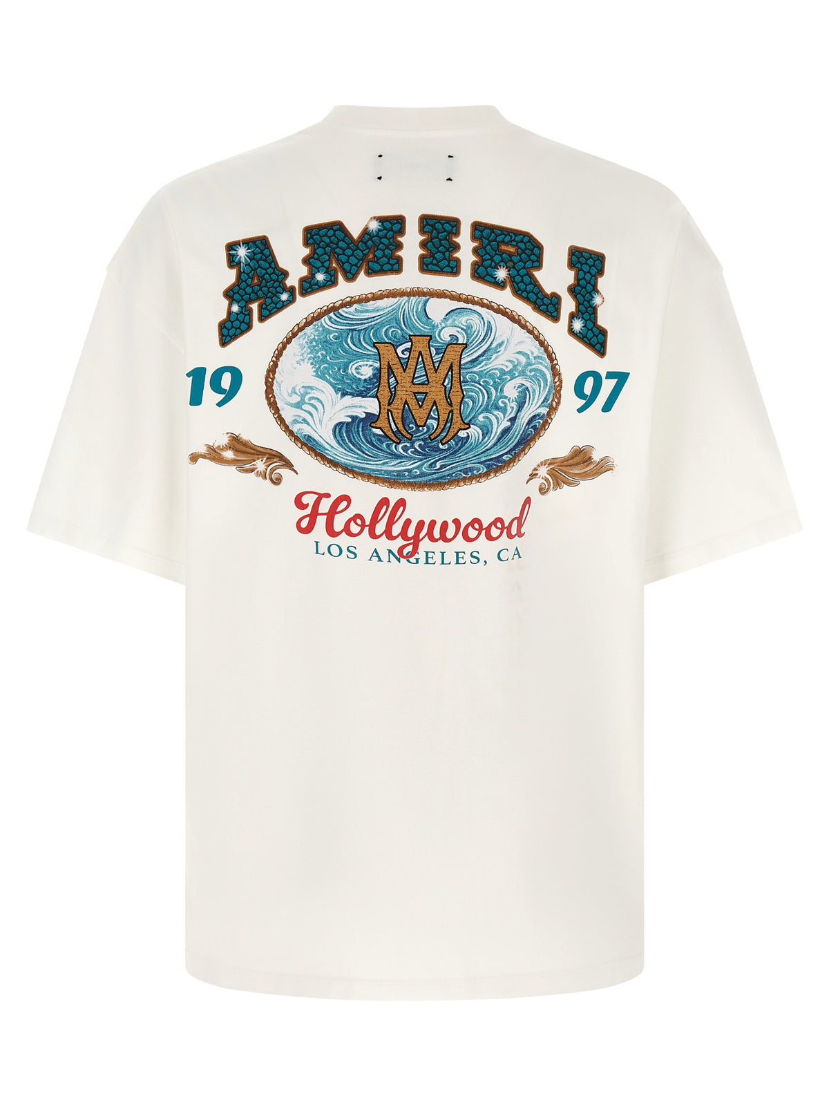Amiri White Cotton T-Shirt