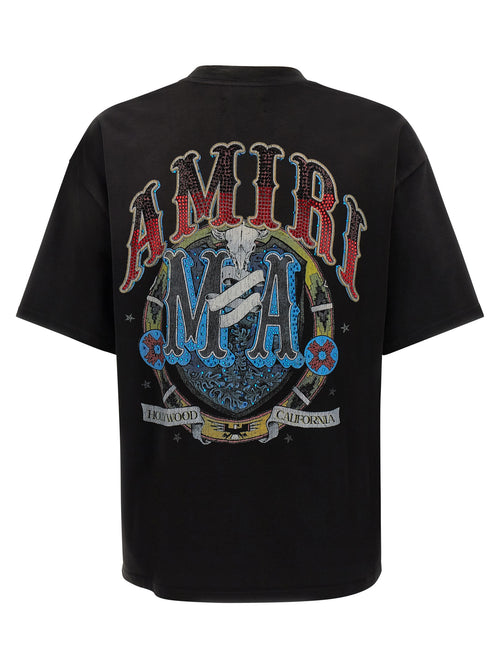 Amiri Black Cotton T-Shirt