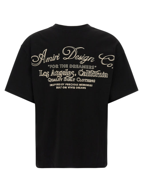 Amiri Black Cotton T-Shirt