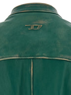 Diesel Bicolor Lamb Leather Leather Jacket