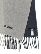 Jacquemus Gray Wool Scarf