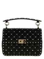 Valentino Garavani Black Lamb Leather Shoulder Bag