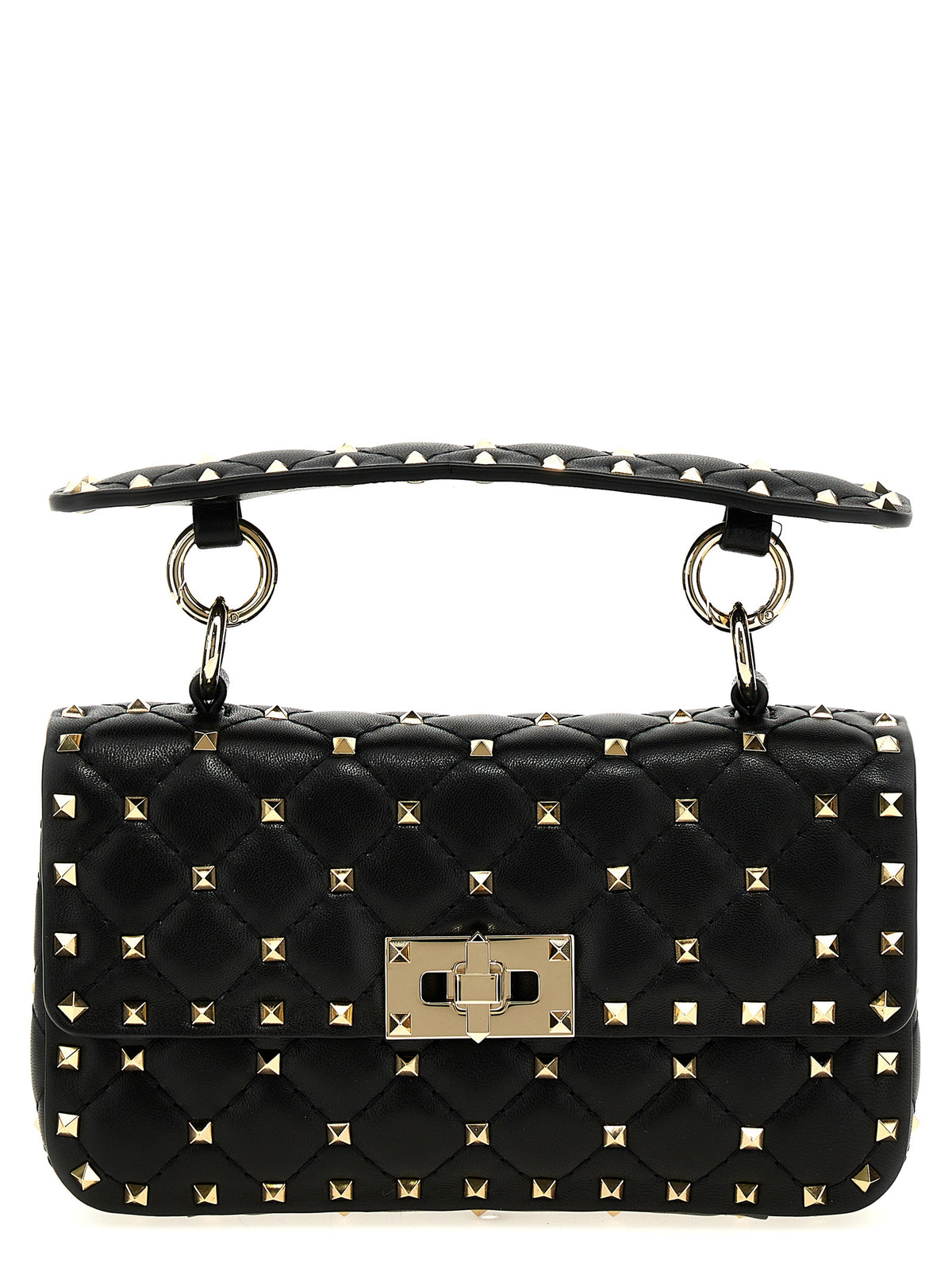 Valentino Garavani Black Lamb Leather Handbag