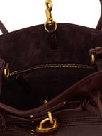 Chloé Bordeaux Lamb Leather Shoulder Bag