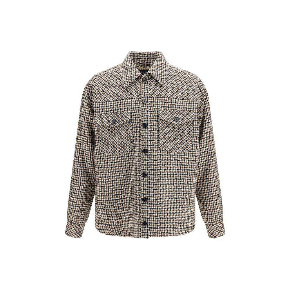 Dolce & Gabbana Brown Wool Oves Aries Full-Length Jacket
