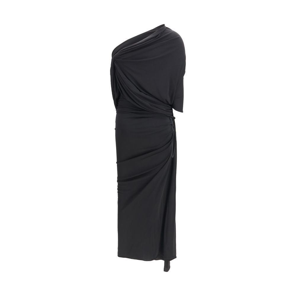 Balenciaga Black Viscose Cocktail Dress