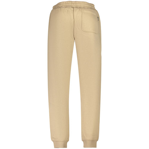 Beige Cotton Mens Trousers