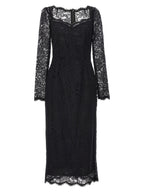 Dolce & Gabbana Black Polyamide Casual Dress