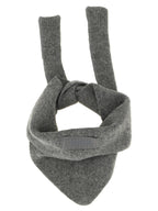 Jacquemus Gray Wool Scarf