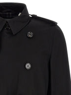 Burberry Black Cotton Coat