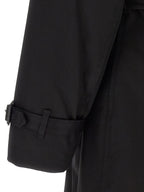 Burberry Black Cotton Coat