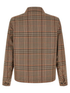 Burberry Beige Wool Full-Length Jacket