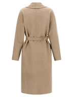 Ferragamo Beige Virgin Wool Coat