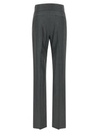 Valentino Garavani Gray Virgin Wool Dress Pants