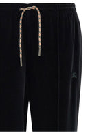 Burberry Black Cotton Joggers (Workout Pants)