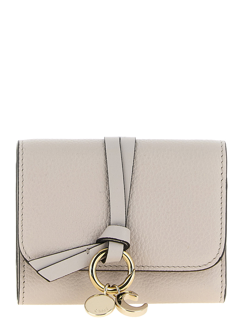 Chloé Gray Calfskin Cardholder
