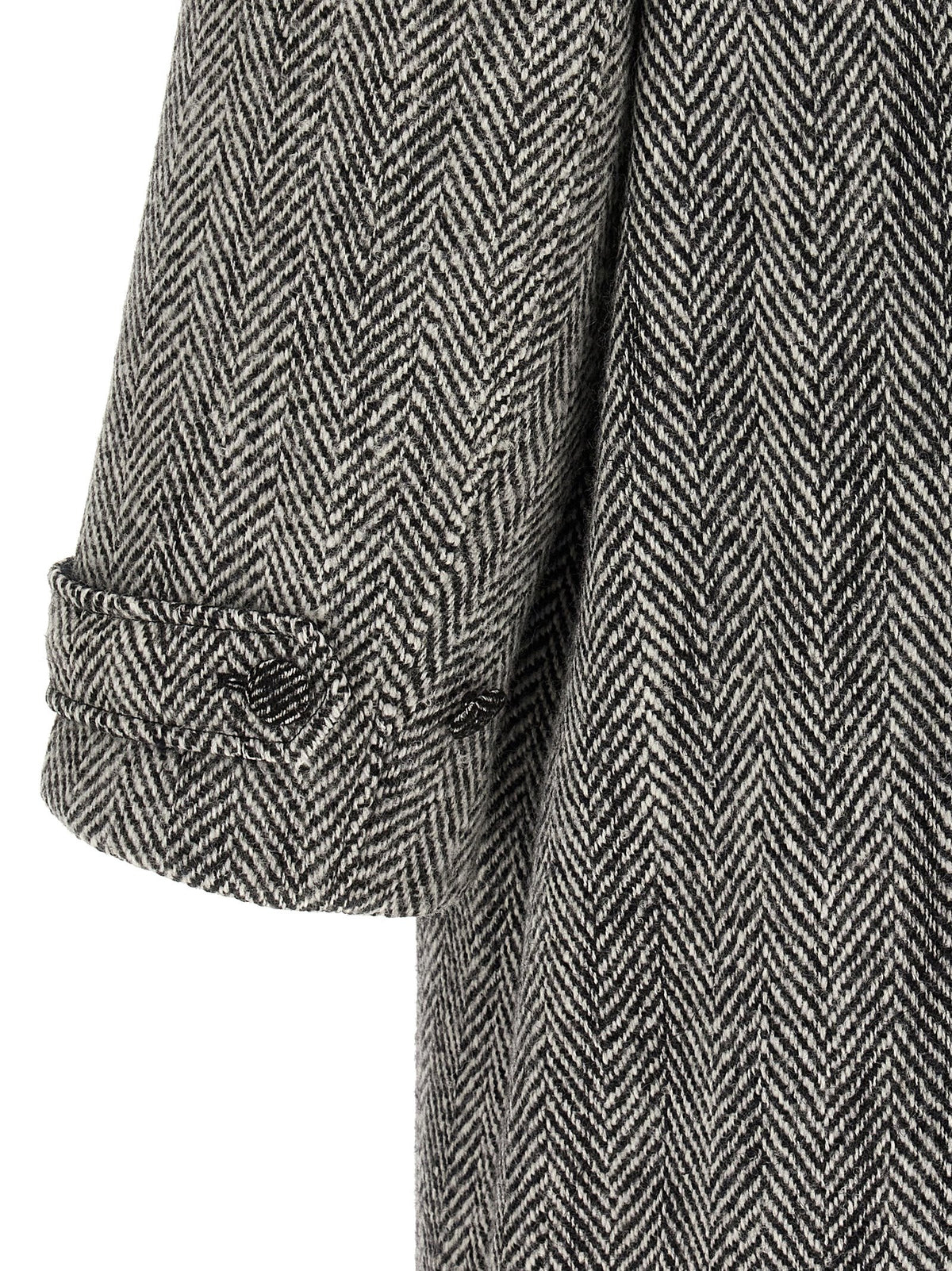 Dolce & Gabbana Multicolor Virgin Wool Coat