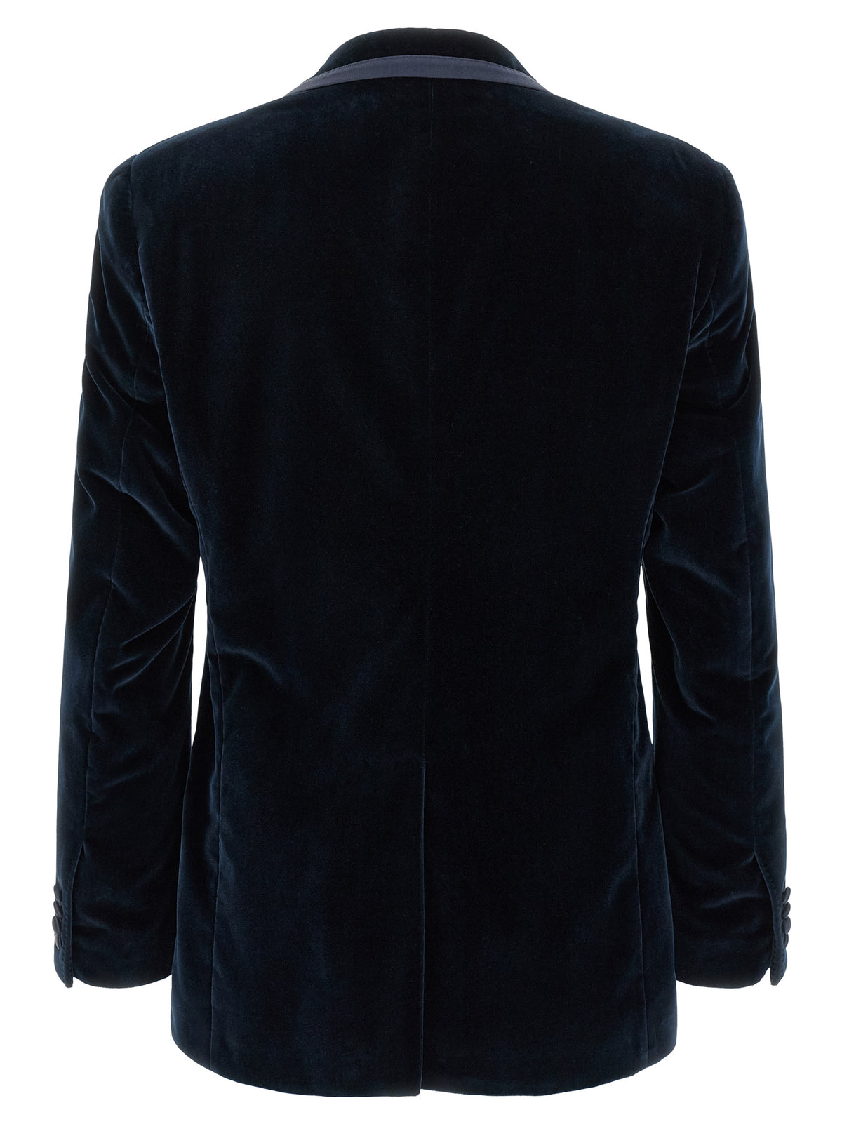 Dolce & Gabbana Blue Cotton Blazer