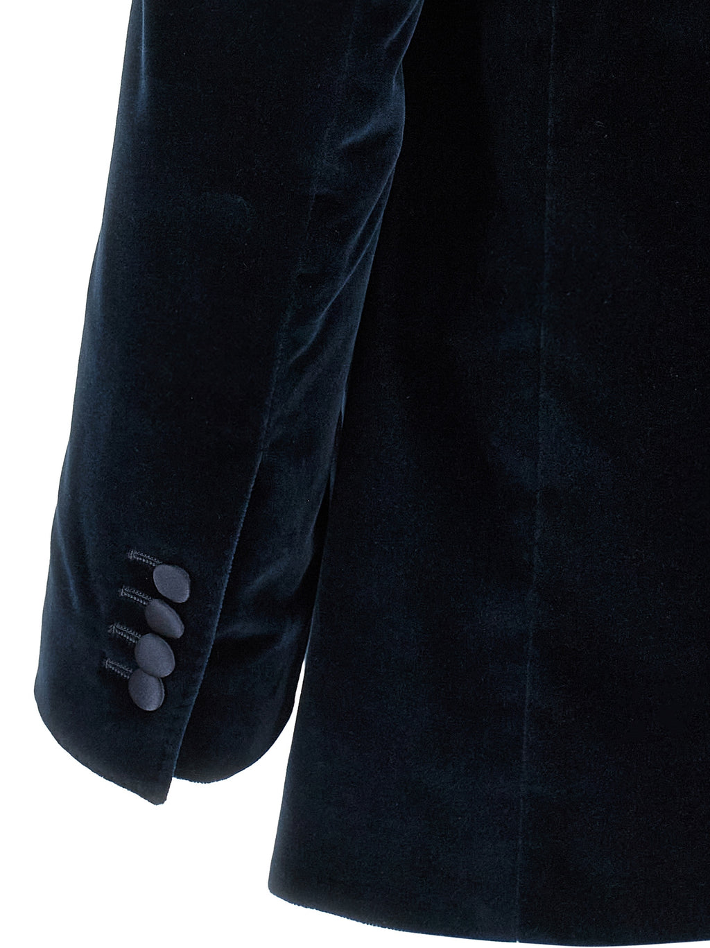 Dolce & Gabbana Blue Cotton Blazer