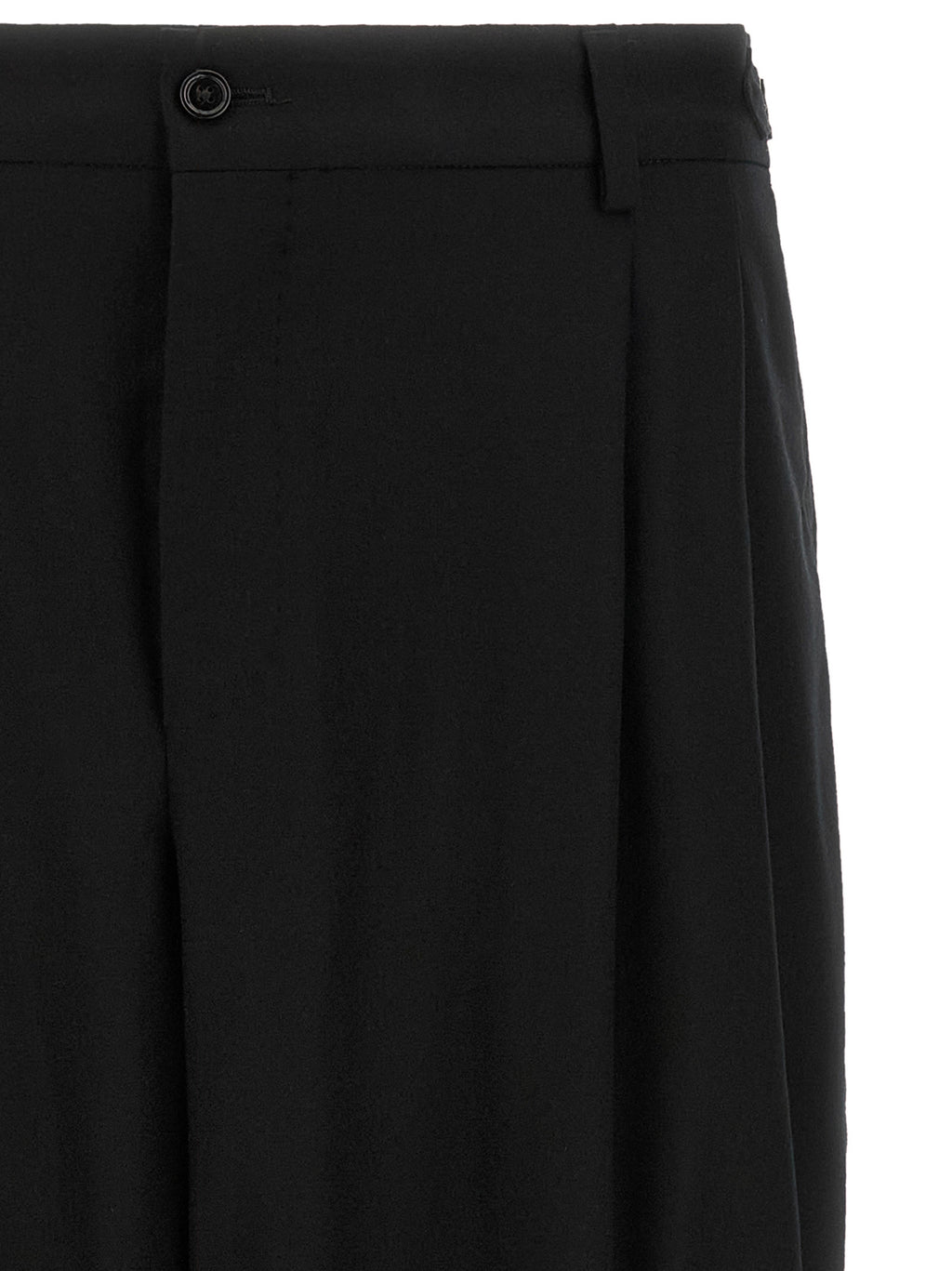 Dolce & Gabbana Black Virgin Wool Dress Pants