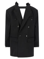 Dolce & Gabbana Black Virgin Wool Blazer