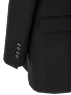 Dolce & Gabbana Black Virgin Wool Blazer