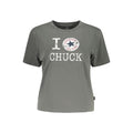 Converse Grey Cotton Women's T-Shirt