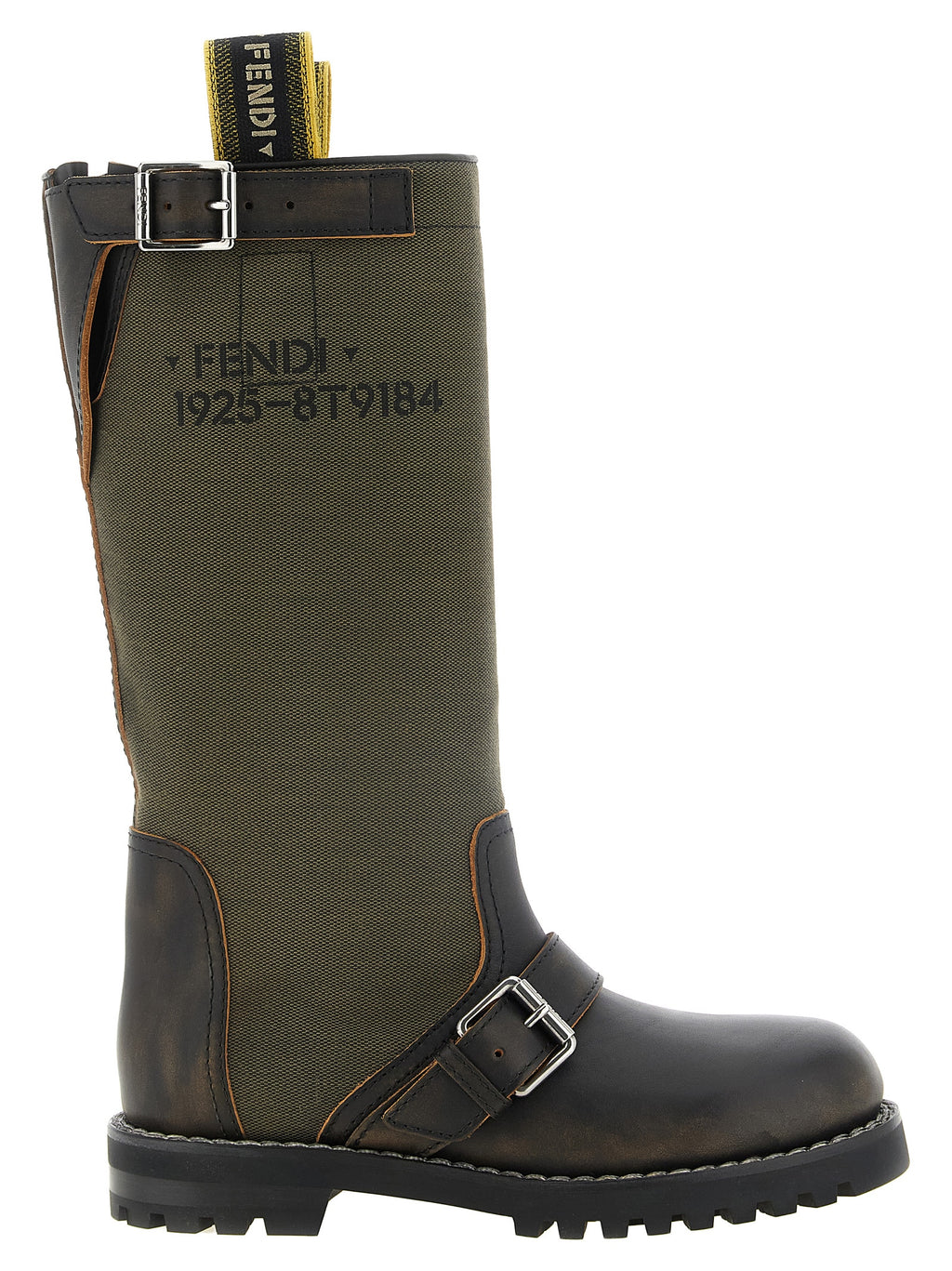 Fendi Bicolor Calfskin Over The Knee