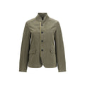 Fendi Bicolor Cotton Full-Length Jacket