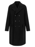 Fendi Black Virgin Wool Coat