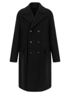 Fendi Black Virgin Wool Coat