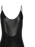 Saint Laurent Black Viscose Long Dress
