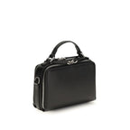 Fendi Black Calf Leather Bos Taurus Handbag