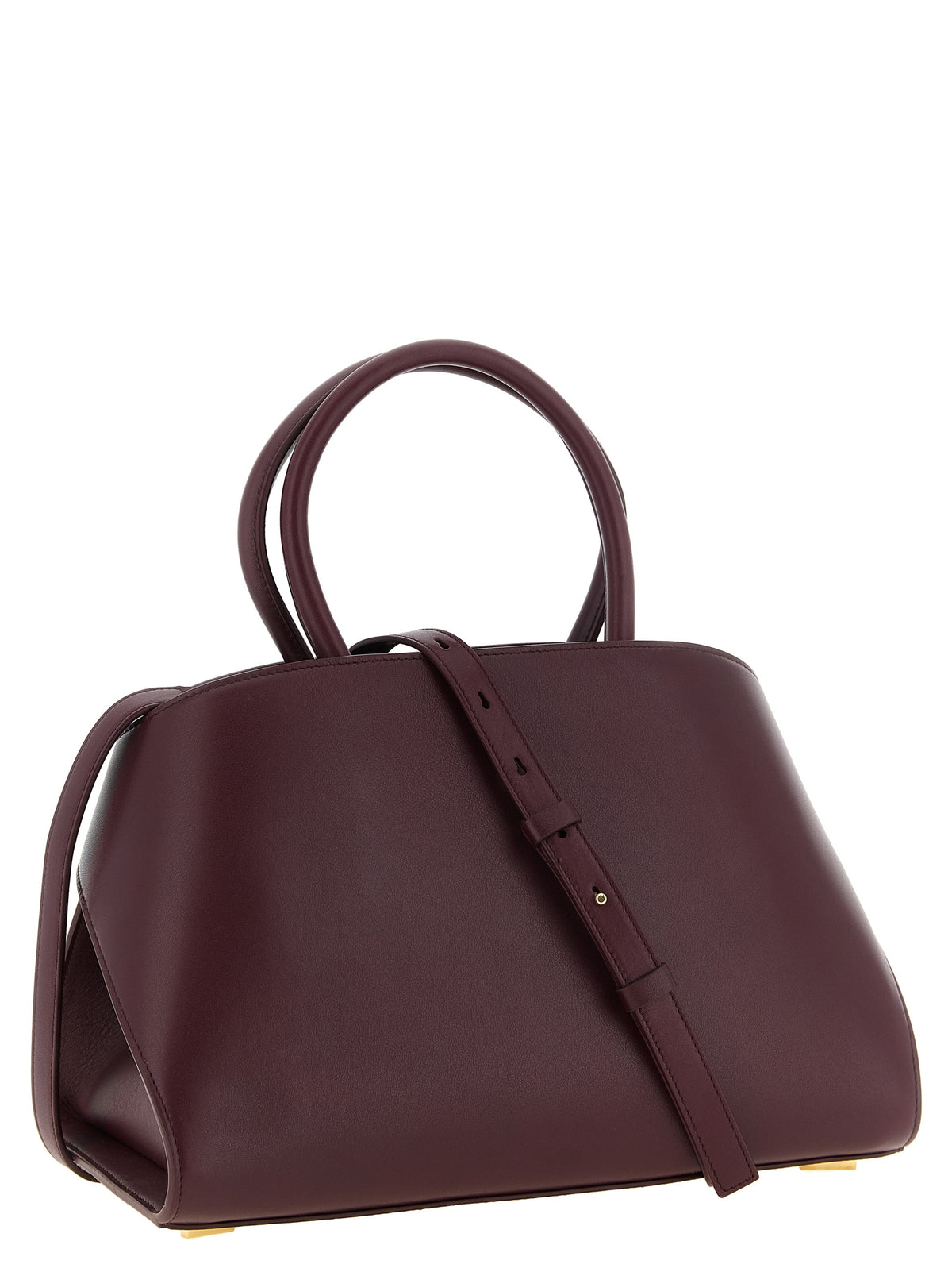 Ferragamo Bordeaux Calfskin Handbag