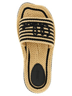 Chloé Multicolor Cotton Slides