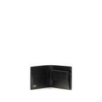 Fendi Black Calf Leather Bos Taurus Wallet