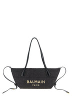 Balmain Black Polyamide Tote Bag