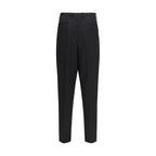 Dolce & Gabbana Black Wool Oves Aries Dress Pants