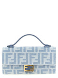 Fendi Blue Cotton Cardholder