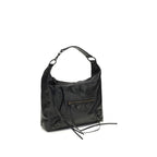 Balenciaga Black Lamb Ovis Aries Shoulder Bag