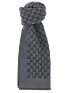 Gucci Gray Wool Scarf