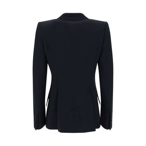 Alexander McQueen Black Acetate Blazer