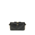 Valentino Garavani Black Napa Leather / Calf Bos Taurus Shoulder Bag