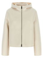 Fendi White Virgin Wool Full-Length Jacket