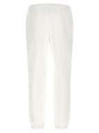 Lacoste White Cotton Joggers (Workout Pants)